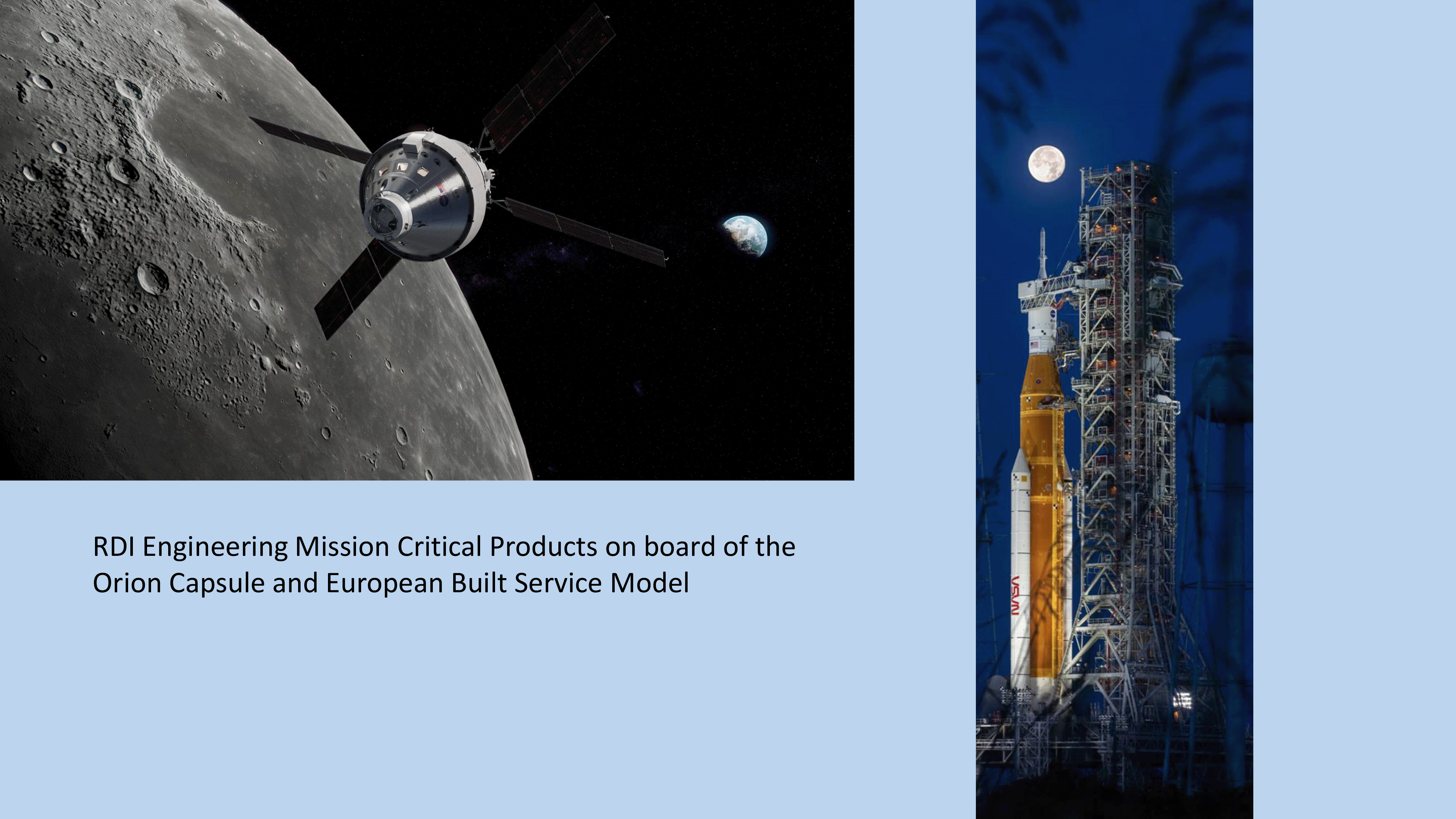 Orion spacecraft and European-built Service Module