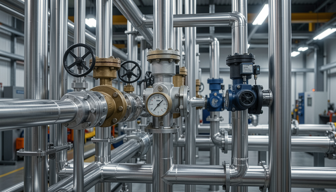 Industrial valves and pressure-protection components
