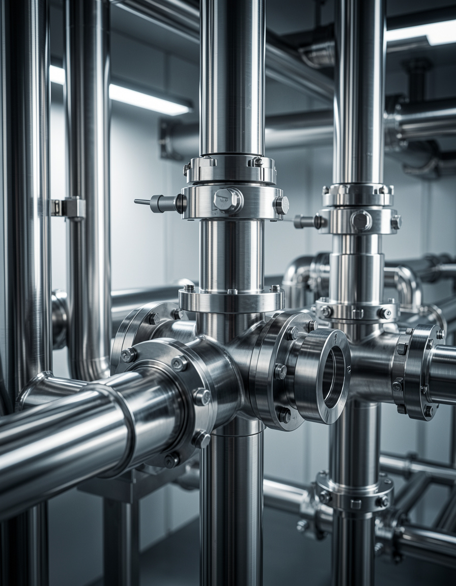 High-purity fluid control